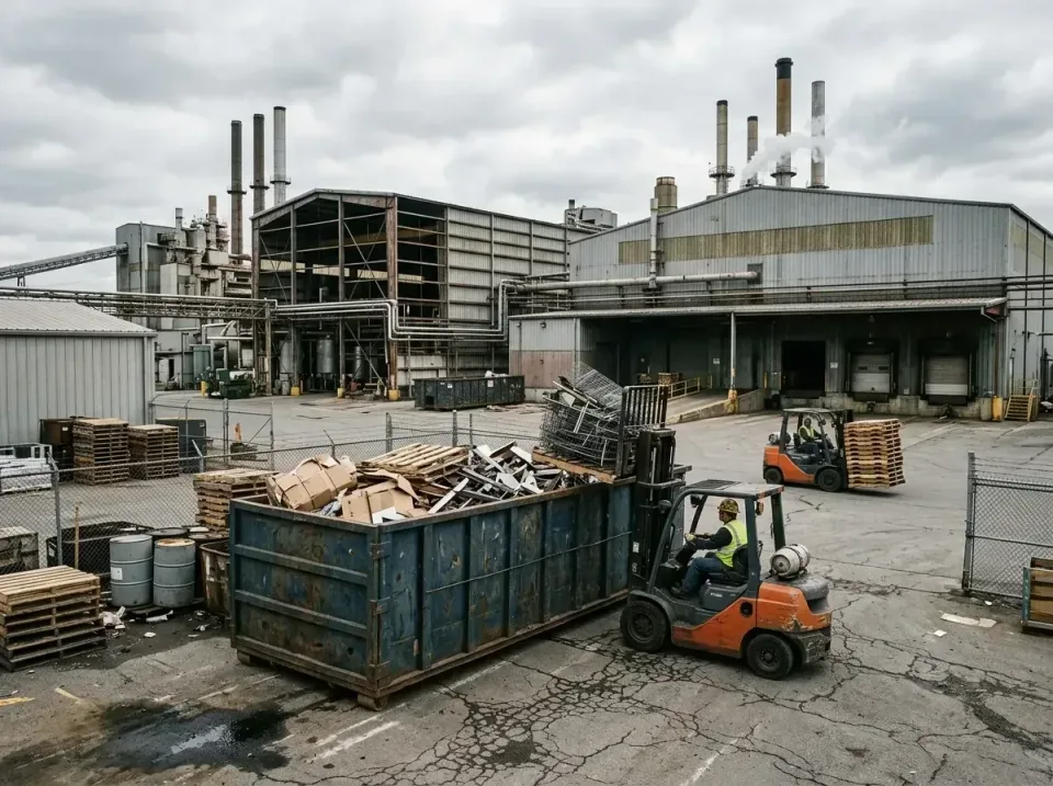 industrial-factory-scrap-conta-003 — frequently asked questions, Cheap Roll-off Dumpster Rentals in Sandston, VA